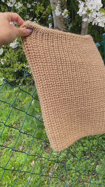 SUNDAY DUO Cowl | Easy Knitting Pattern