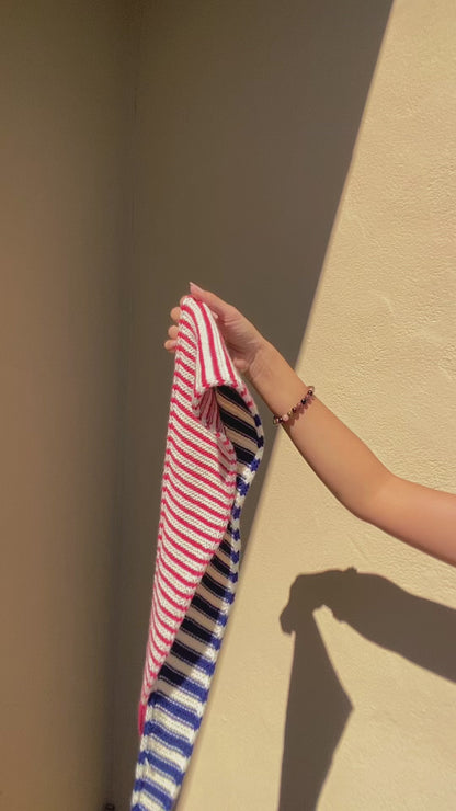 MY FAVORITE STRIPES Scarf  | Easy Knitting Pattern