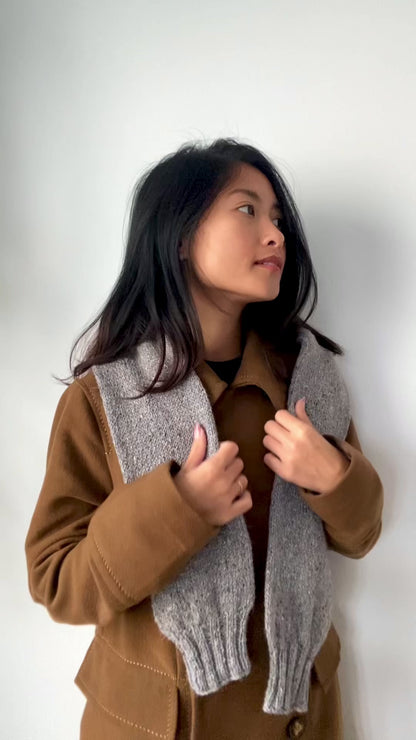 ALEX SLEEVE SCARF | Easy Knitting Pattern