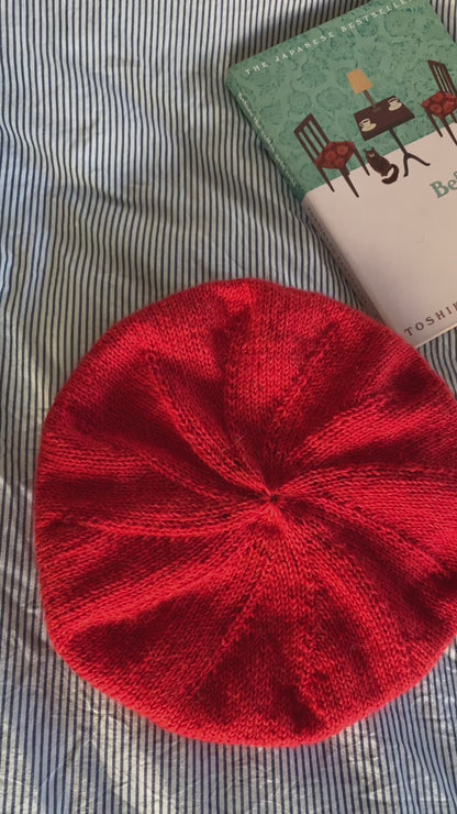 CHRISTMAS BERET | Easy Knitting Pattern