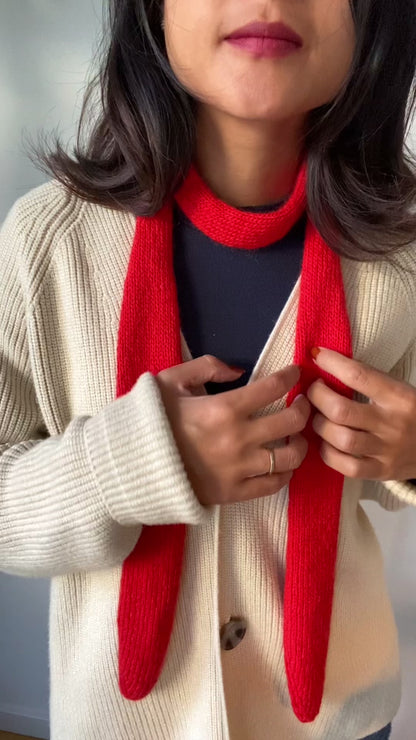 MINI SCARF  | Easy Knitting Pattern