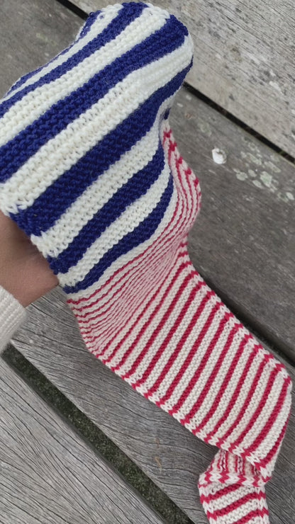 STRIPE LOVER SCARF | Easy Knitting Pattern