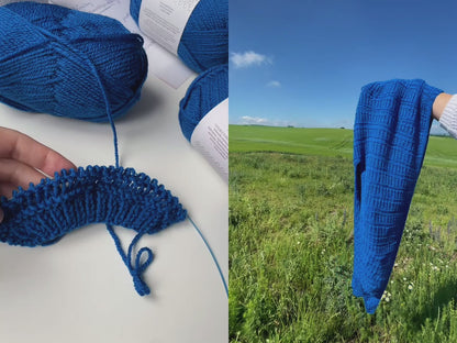 HEDGE Hooded Scarf  | Easy Knitting Pattern