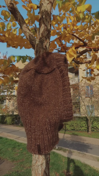 EASY WINTER HOOD  | Easy Knitting Pattern