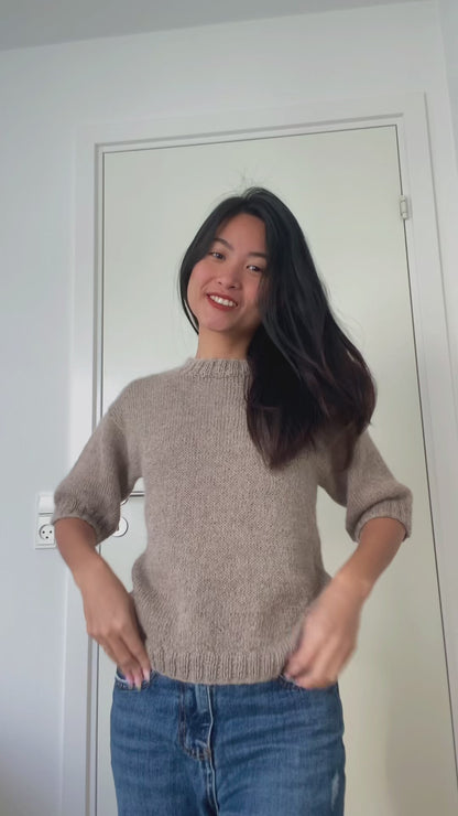 LUNA TEE | Easy Knitting Pattern