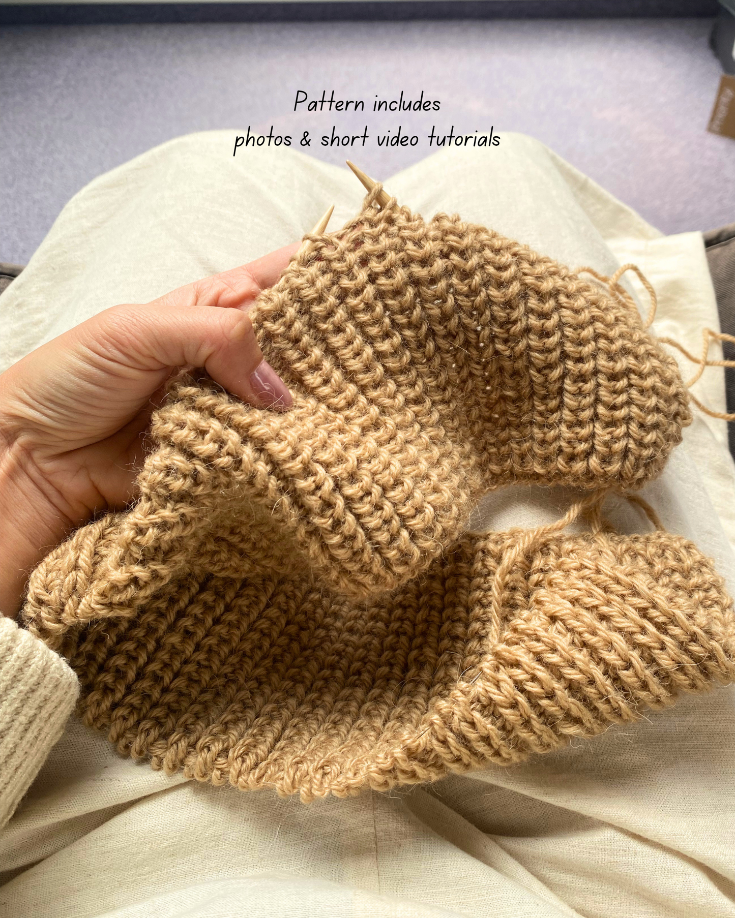 SUNDAY DUO Cowl | Easy Knitting Pattern