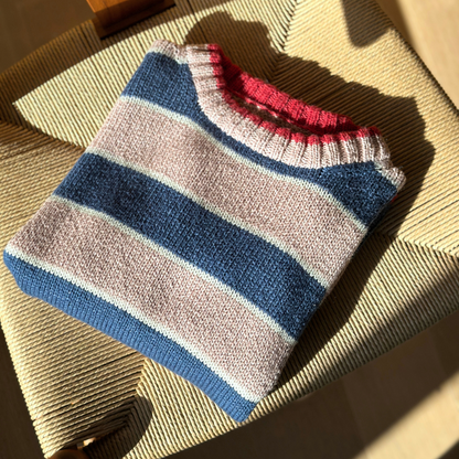 BRIGITTE PULLOVER | Easy Knitting Pattern